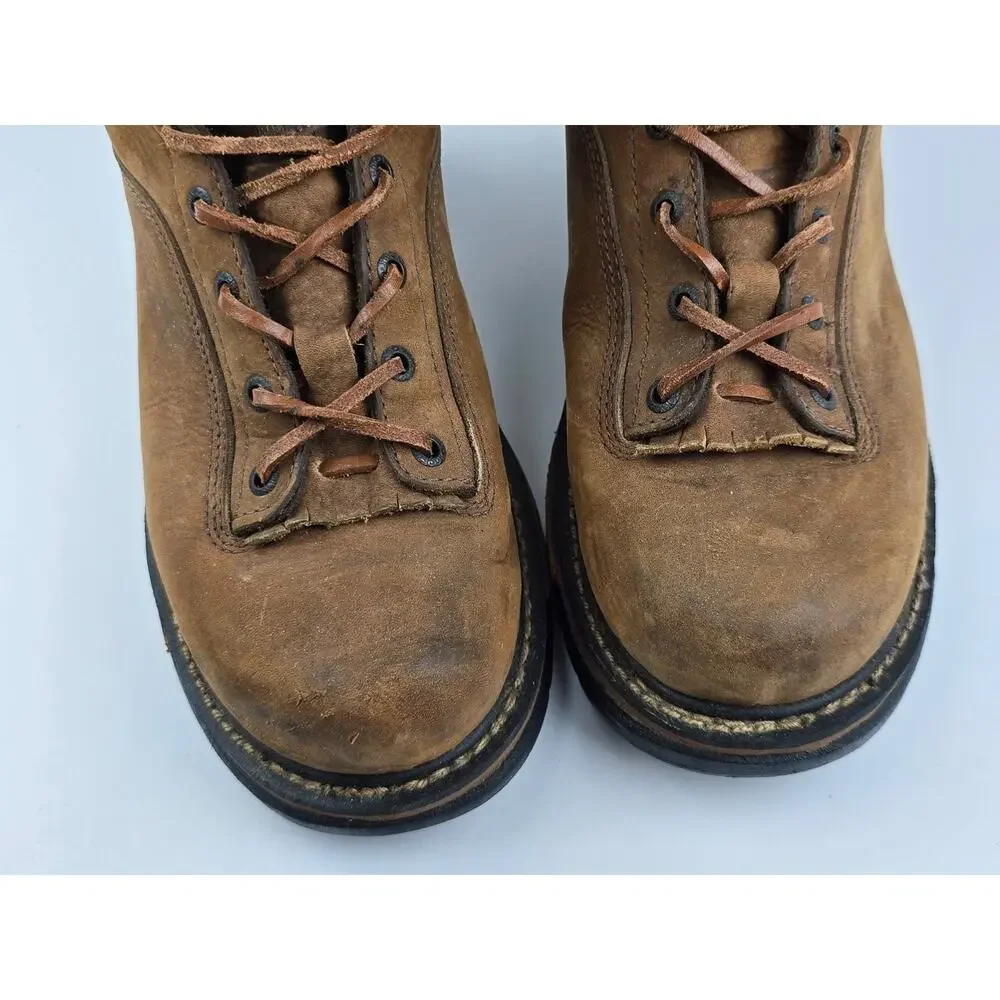 Rocky Iron Clad Work Boots Men Size 11 D Brown Leather Lace up Soft Toe 5698